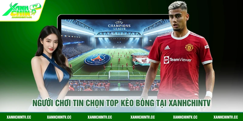 Người chơi tin chọn top kèo bóng tại XanhChinTV